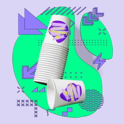 كاسات ورقية